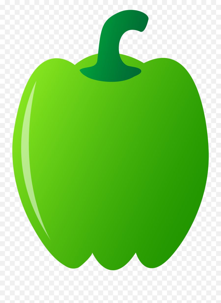 Free Green Pepper Clipart Download Free Clip Art Free Clip - Cartoon Green Pepper Png Emoji,Bell Pepper Emoji