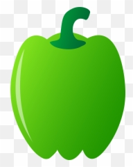 Free Green Pepper Clipart Download Free Clip Art Free Clip - Cartoon Green Pepper Png Emoji,Bell Pepper Emoji