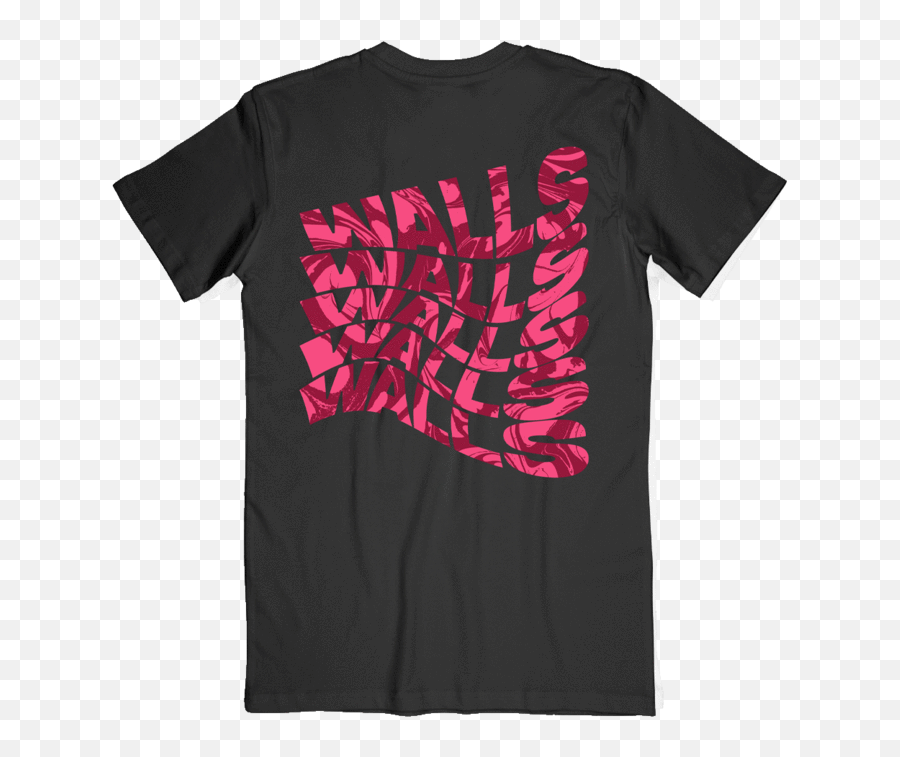 Smiley Walls Swirl Black Tee U2013 Louis Tomlinson Merch Black - Short Sleeve Emoji,Emoticon War Supernews
