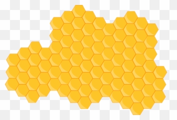 Beehive Bee Hive Clip Art Vector - Yellow Honeycomb Pattern Png Emoji,Hive Emoji