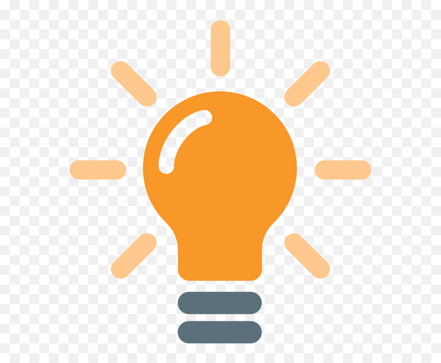 Thumb Clipart Orange Thumb Orange - Light Bulb Invention Clipart Emoji,Sun Lightbulb Hand Emoji