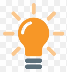 Thumb Clipart Orange Thumb Orange - Light Bulb Invention Clipart Emoji,Sun Lightbulb Hand Emoji