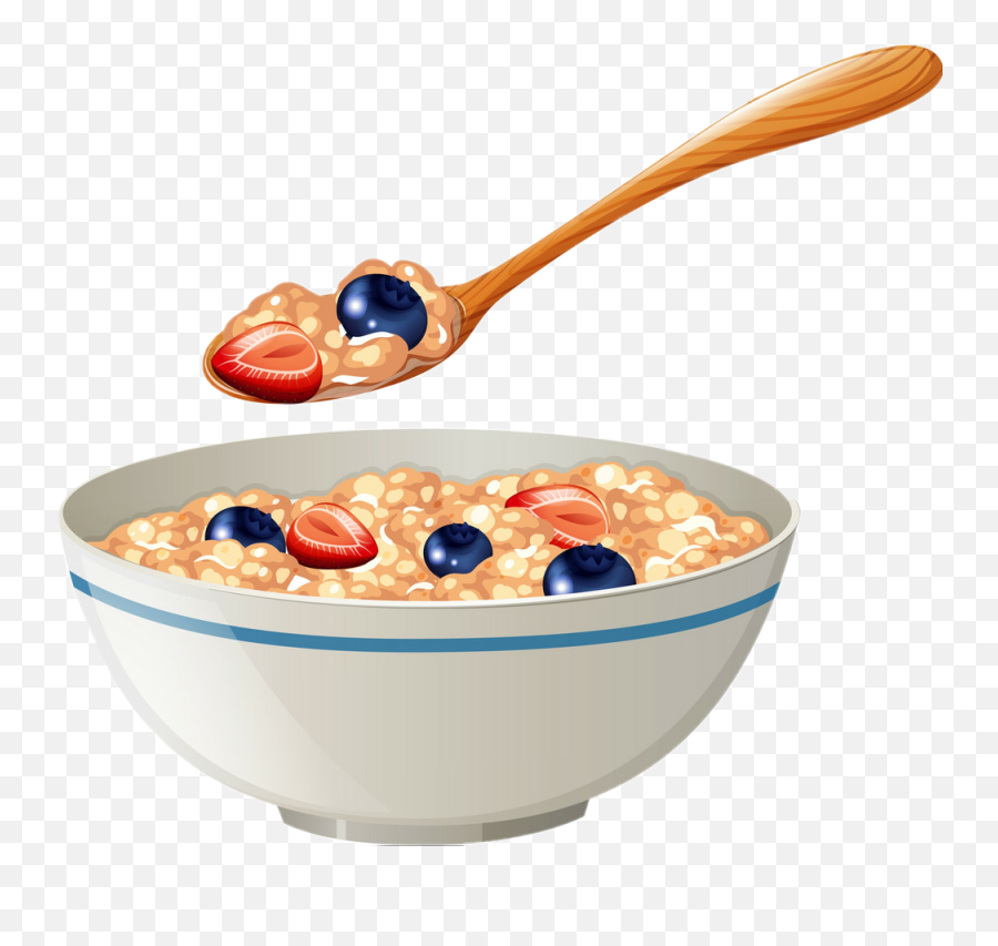 Bowl Food Cereals Sticker - Oatmeal Illustration Emoji,Find The Emoji Bowl Of Cereal