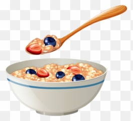 Bowl Food Cereals Sticker - Oatmeal Illustration Emoji,Find The Emoji Bowl Of Cereal