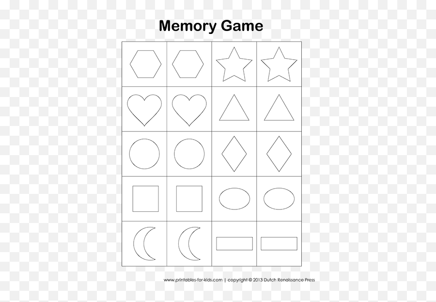 Printable Memory Game Worksheets 99worksheets Emoji,Emotions Boardgame Worksheet