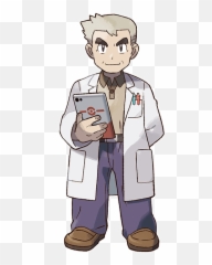 Go Pikachu And Lets Go Eevee - Professor Oak Emoji,Eevee Think Emoji