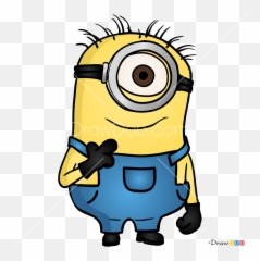 How To Draw Minion Stuart Despicable Me - Draw Stuart The Minion Emoji,Minions Emotion Png