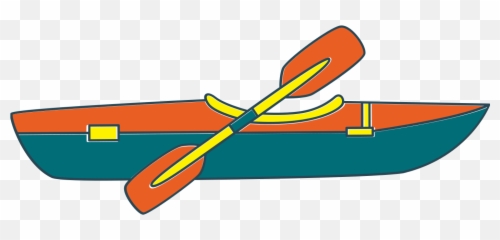Kayaking Clipart Boat Oar Kayaking Boat Oar Transparent - Kayak Clipart Png Emoji,Costco Emotion Kayak