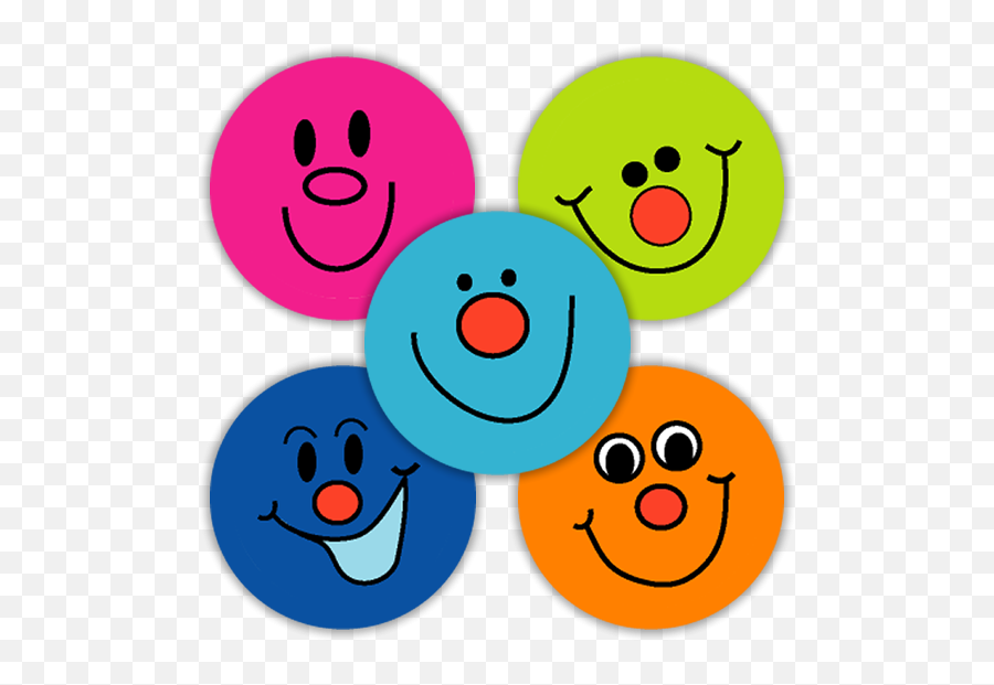 Sticker Smile Mixed Variety Sheet - Happy Emoji,Emoticon Stickers