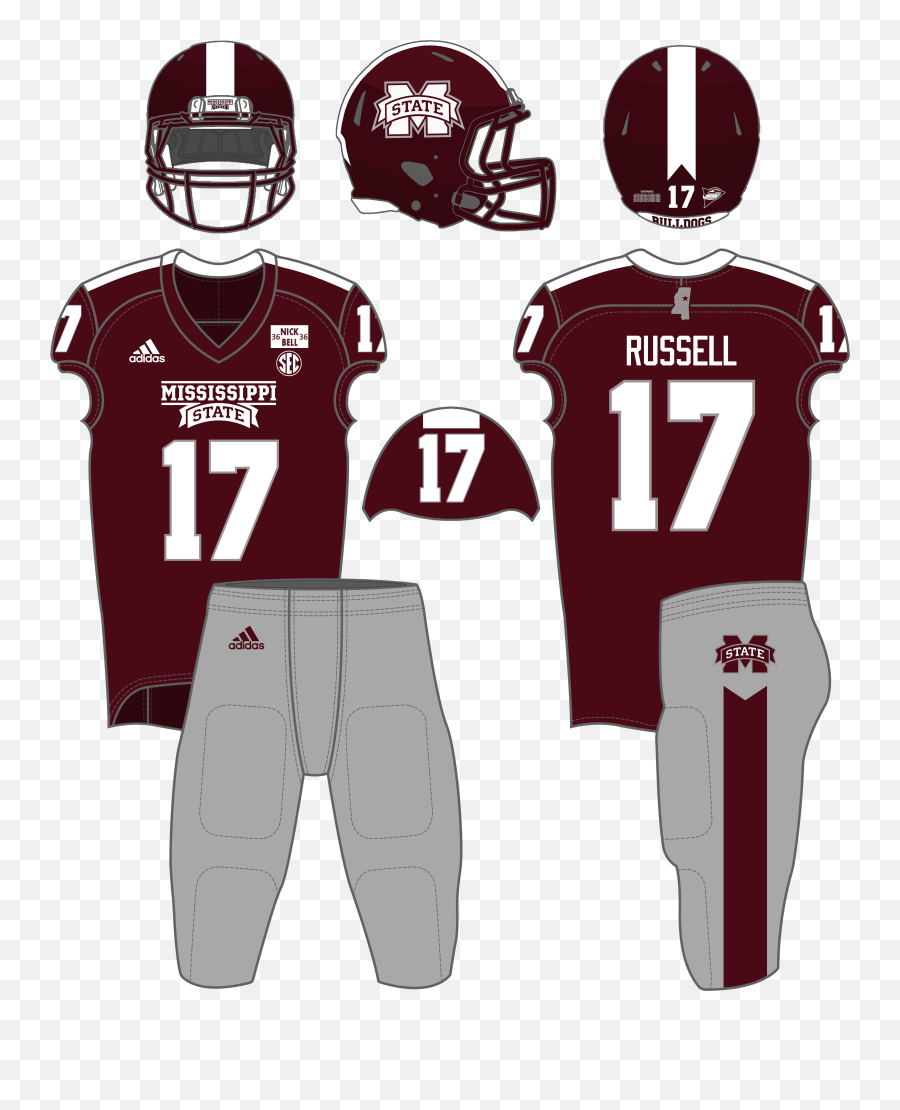 Hail State Unis - Maroon Football Uniforms Emoji,Gators Emoticon Georgia Bulldogs