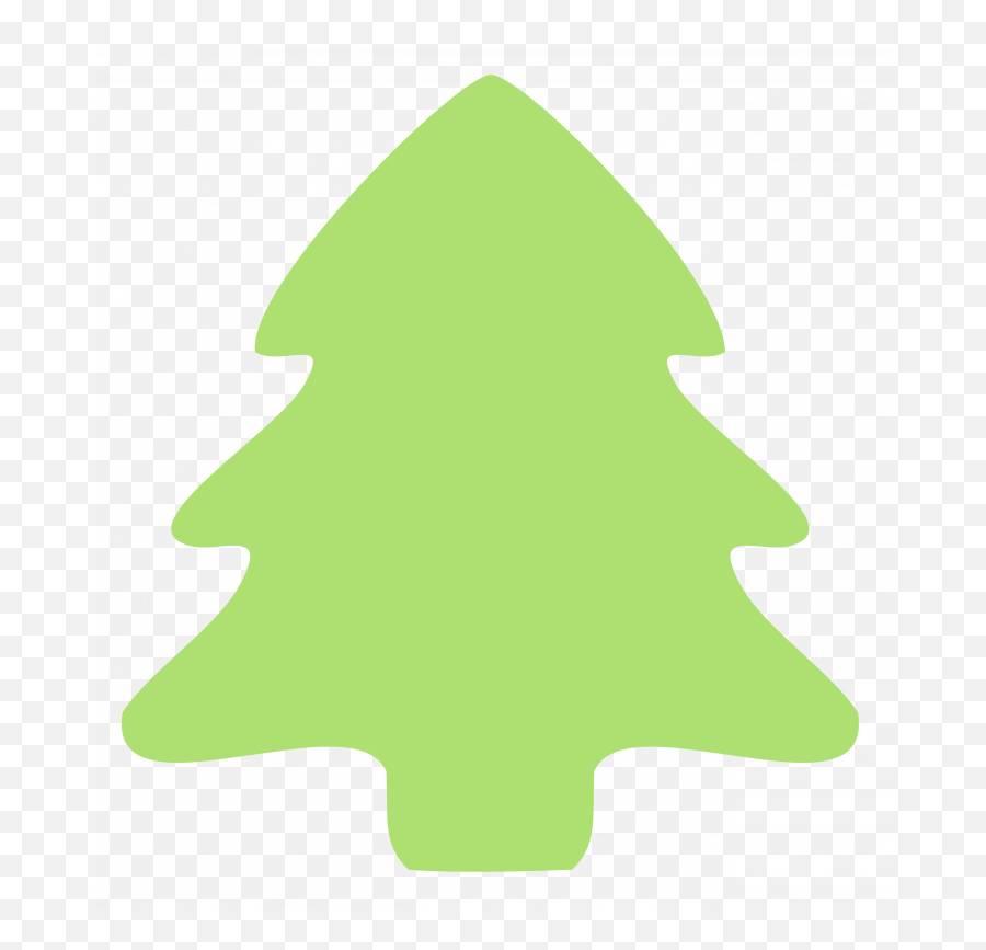 Christmas Tree Clip Art Simple Emoji - Christmas Tree Shape Clipart,Christmas Tree Emoji
