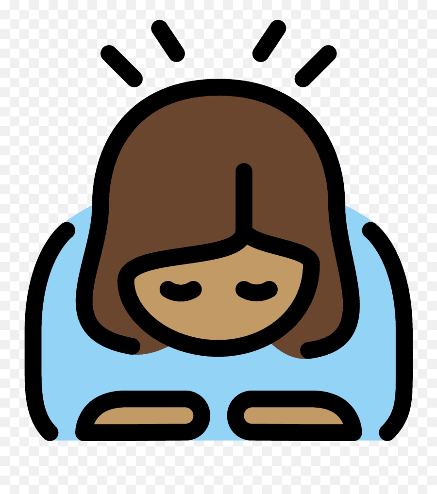 Woman Bowing Emoji Clipart Free Download Transparent - Person Bowing Clipart Png,Woman Emoji