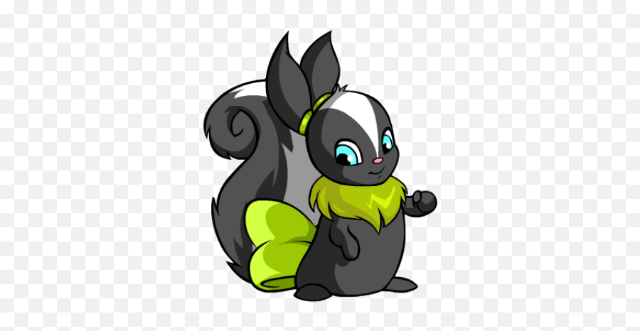 Skunk Usul - Neopets Usul Strawberry Emoji,Neopets Emotions 2000