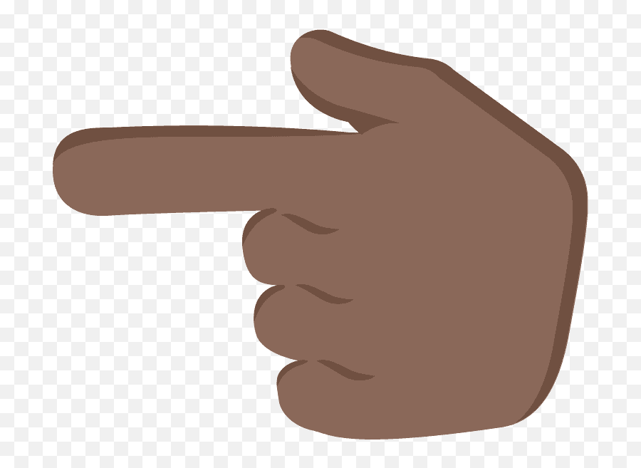 Backhand Index Pointing Left Emoji - Black Hand Pointing Left,Pointing Left Emoji