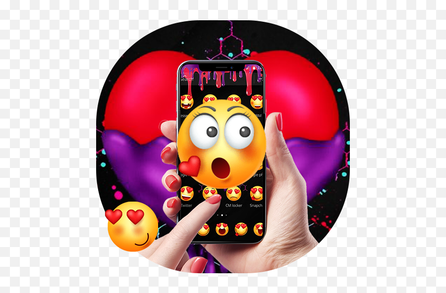 Beating Heart Cute Emoji Theme 112 Apk Download - Com Happy,Lds Emojis For Android