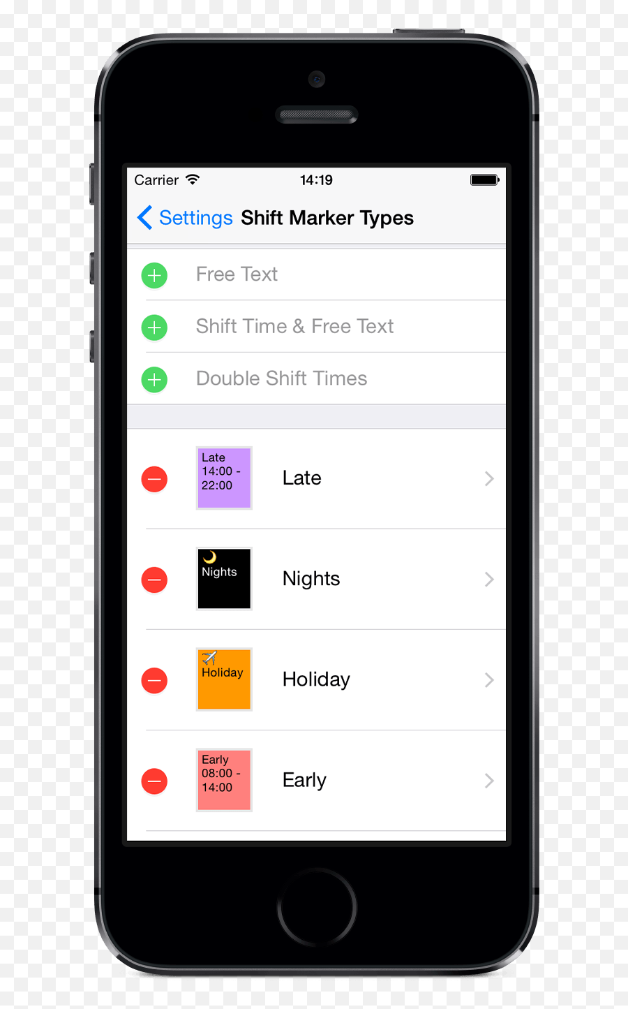 Rota Calendar Work Shift Manager Ios App Developer Blog - Smartphone Emoji,Ios6 Emoji