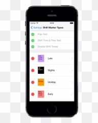 Rota Calendar Work Shift Manager Ios App Developer Blog - Smartphone Emoji,Ios6 Emoji