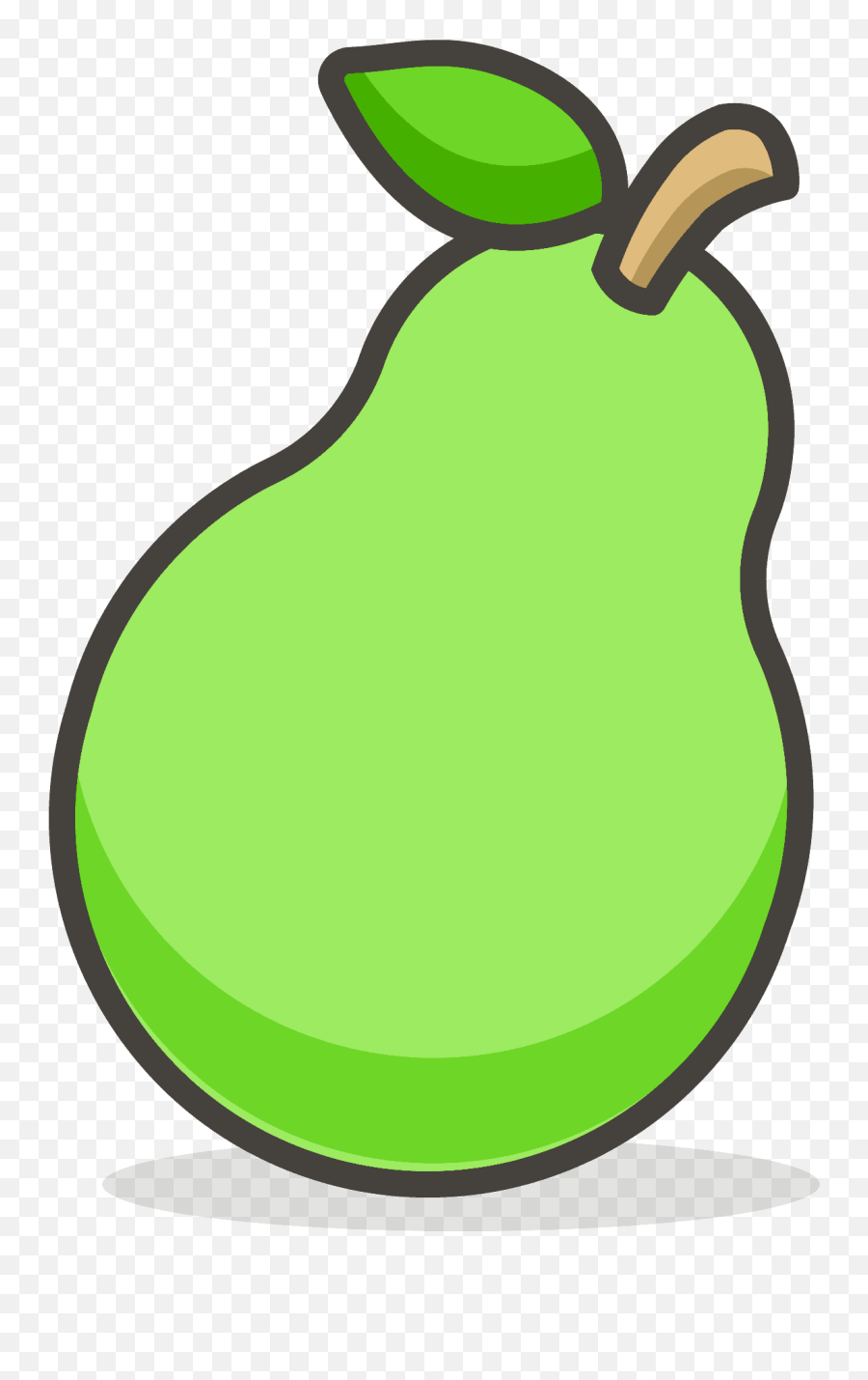 Fruit Icon Png - Pear Emoji Icon 1667144 Vippng,Fruit Emoji