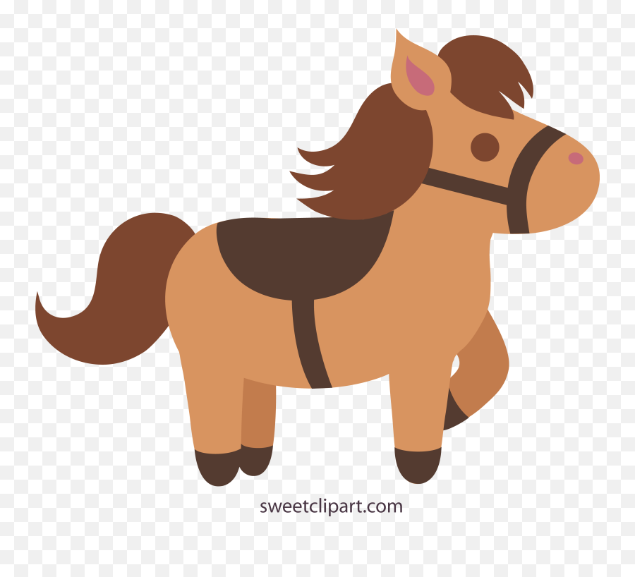 Cute Brown Horse 2 Clip Art Sweet Png Emoji,Maple Leaf Officer Horse Emoji