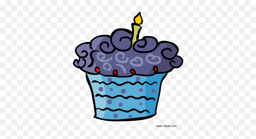 Free Cake And Cupcake Clip Art - Baking Cup Emoji,Emoji Birthday Cupcakes