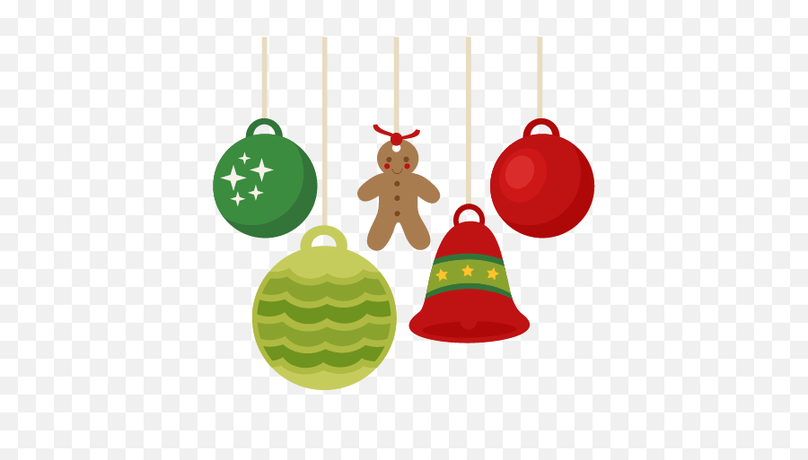 Christmas Ornaments Flat Design Png Min Emoji,Flat Ui Emoticons Png