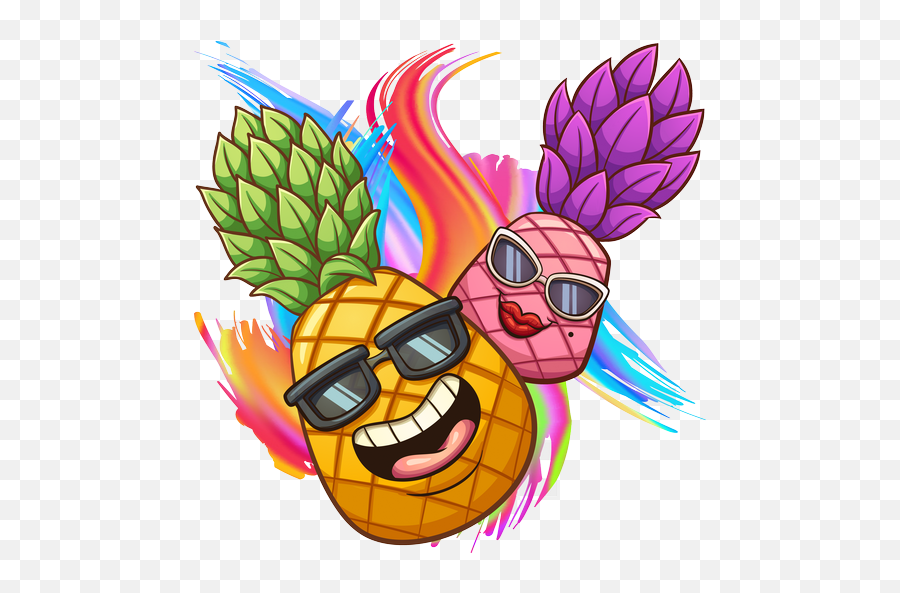 Pineapple Wallpapers - Happy Emoji,Alf Emoji