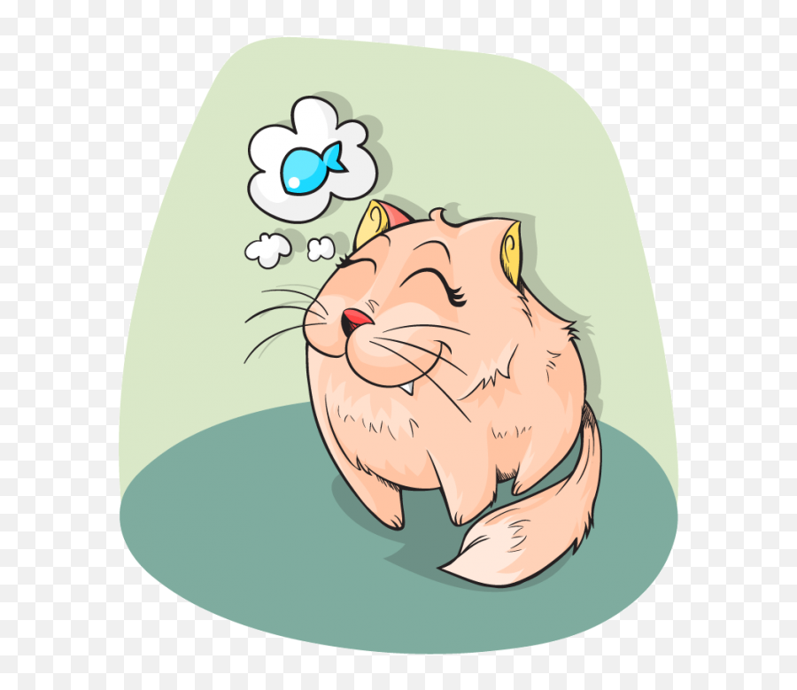 Free Fat Cat Clipart - Clip Art Image 4 Of 9 Boy And Girl Emoji,Fat Cat Emoji