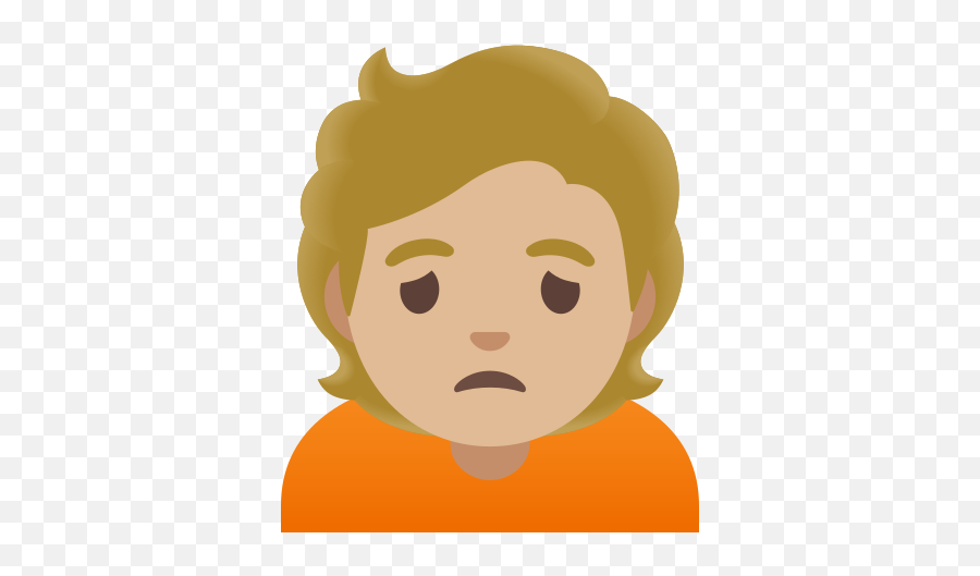 Person Frowning Medium - Light Skin Tone Emoji,Lightblub Emoji