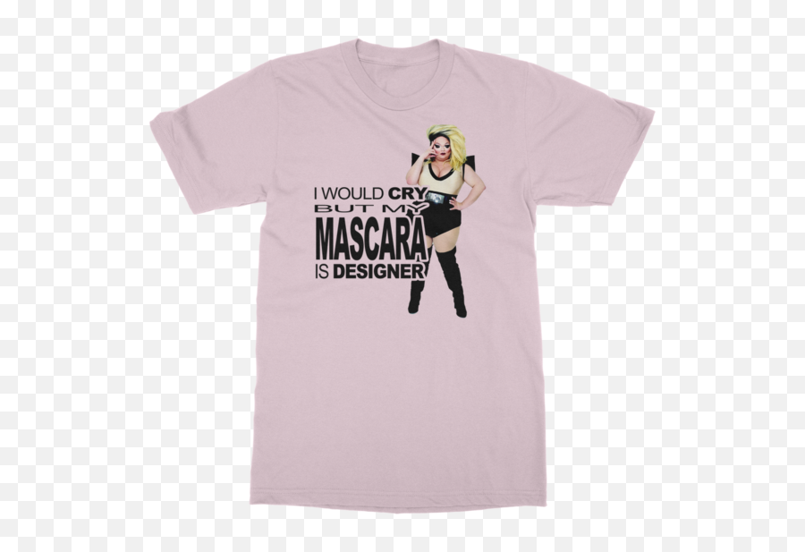 Farrah Mascara Emoji Premium Sublimation Adult T - Shirt,Men's Emoji Shirt