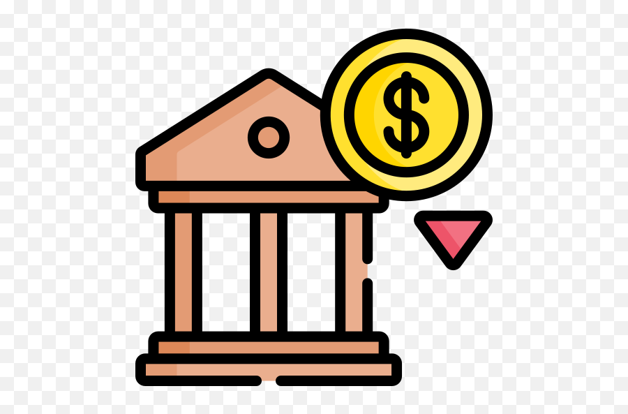 Bank - Free Business And Finance Icons Emoji,Dollar Sign Emoji Blue