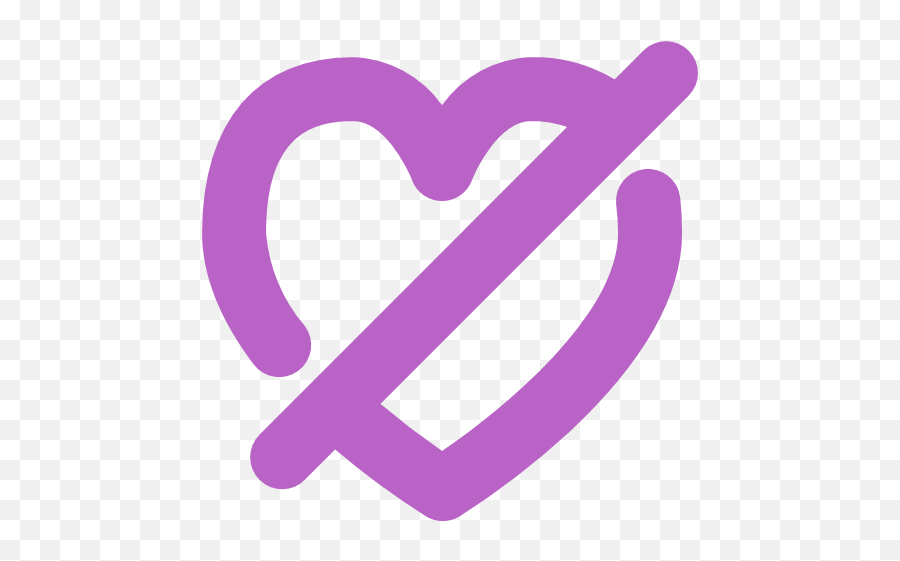 Like Love Heart Appreciate Disabled Feelings Icon - Bold Purple Emoji,Purple Heart Emoticon