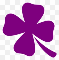 Purple Clover Icon - Red Clover Logo Png Emoji,Facebook Shamrock Emoticon