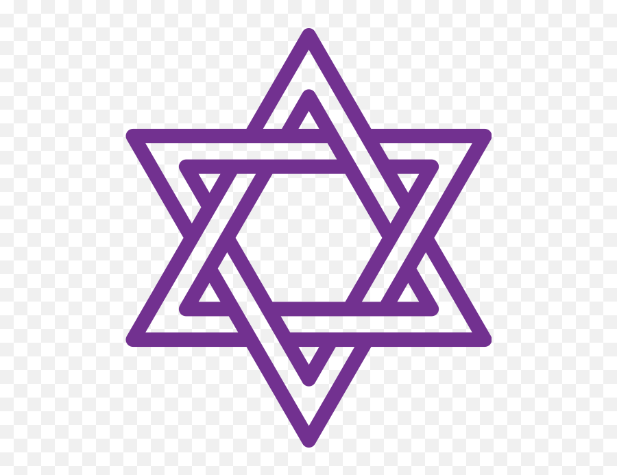 Star Of David Png Clip Art - Pixel Star Of David Transparent Purple Star Of David Transparent Emoji,Six Point Star Emoji