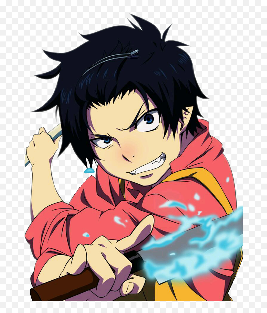 Rin Rinokumura Anime Ao Blue Sticker - Rin Cute Blue Exorcist Emoji,Exorcist Emoji