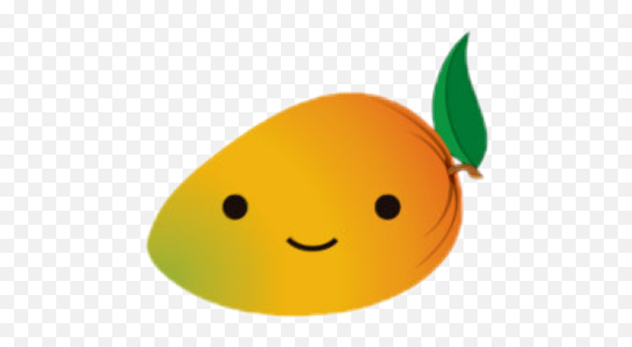 Mango Chibi Cute M Sticker - Happy Emoji,Chibi Emoticon