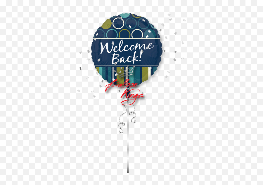 Welcome Back Blue - Balloon Welcome Back Emoji,Welcome Home Emoji