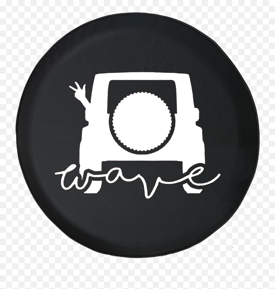 Jeep Wrangler Spare Tire Cover Wave Transparent Cartoon - Art Emoji,Jeep Wrangler Emoji