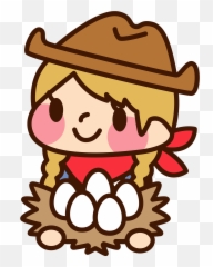 Cowgirl Is Holding Some Eggs Clipart Emoji,Cowgirl Emoji