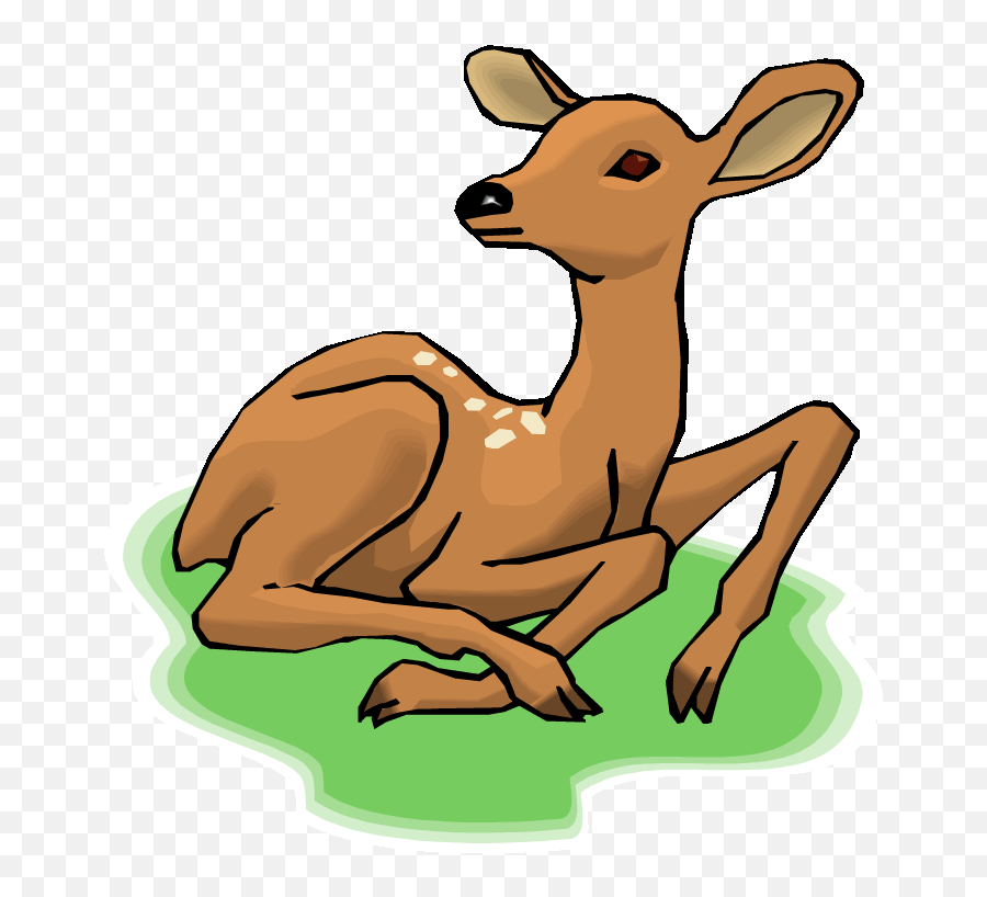 Deer Siluet Pictures Whitetail Deer - Deer Sitting Clipart Emoji,Whitetail Deer Emoji