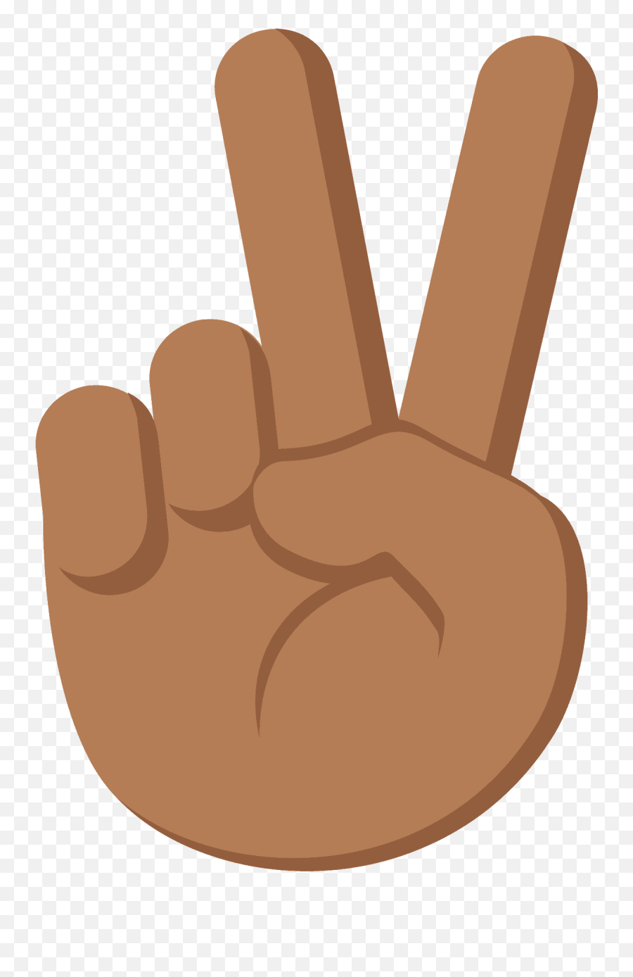 Victory Hand Emoji Clipart - 2,Vulcan Salute Emoji For Android