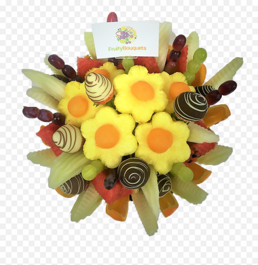 Fruity Bouquets - Uk Delivery Edible Gifts Edible Emoji,Bouquet Of Flowers Emoji