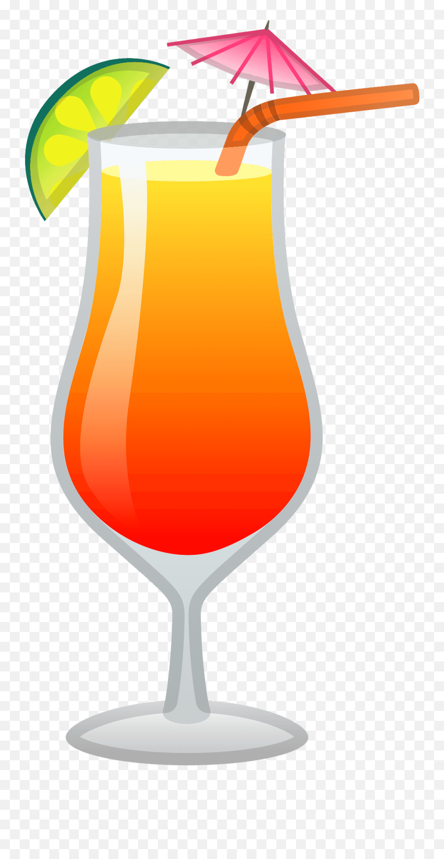 Tropical Drink - Transparent Tropical Drink Emoji,Aloha Emoji