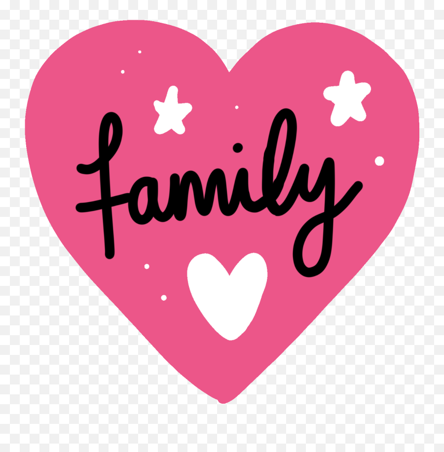Heart Love Sticker By Fawa For Ios - Family Heart Sticker Emoji,Emoji Love Stickers