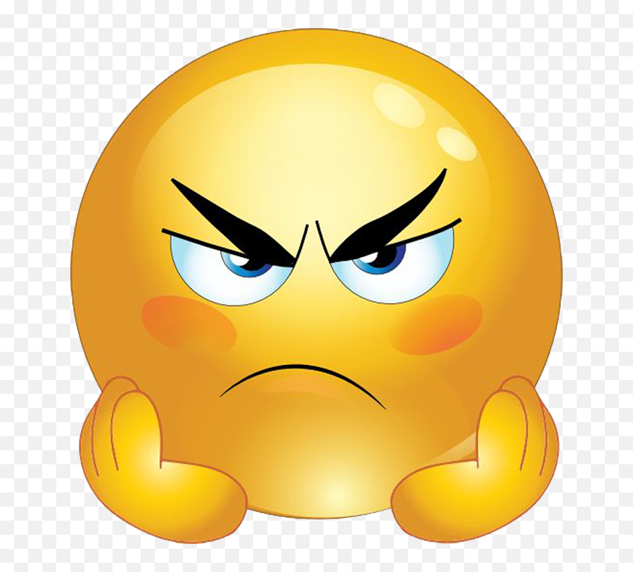 Rumores - Angry Emoticon Clipart Emoji,Emoji De Amabilidad