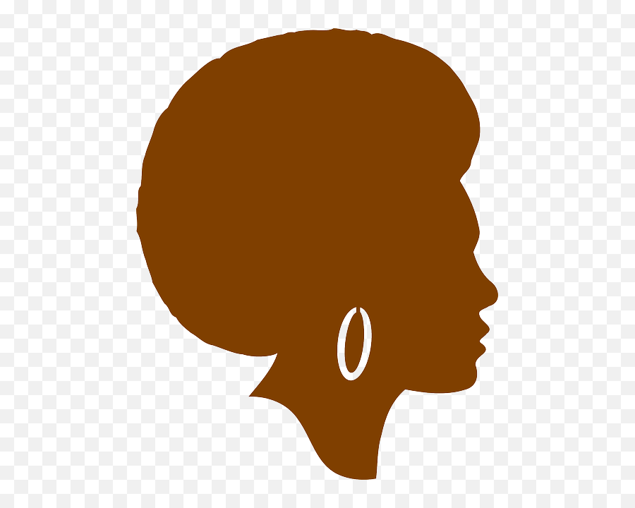 Afrohairnaturalfashionhippie - Free Image From Needpixcom Brown Silhouette Of Afro Emoji,Big Afros Emoticons