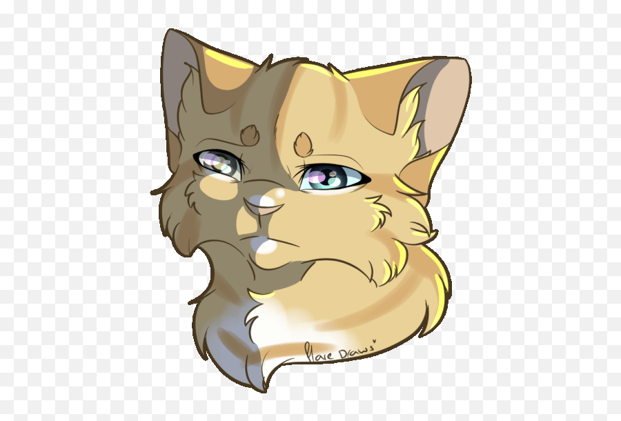 Flaredancer Emotion Stickers Warriors Amino - Domestic Cat Emoji,Tired Cartoon Emotion