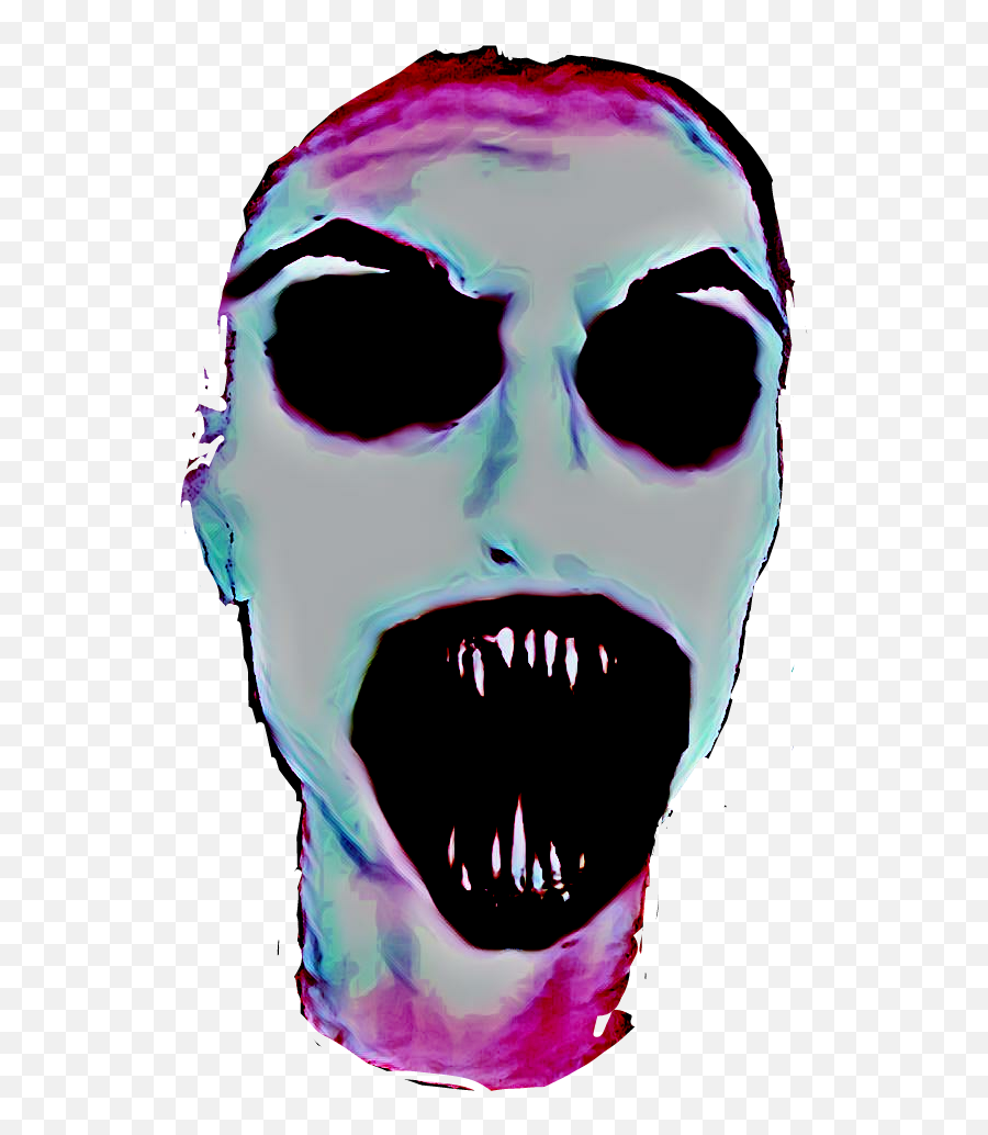 Picsart Stickers Stickers Mask Sticker By Clint Baker - Scary Emoji,Horrifying Face Emoji
