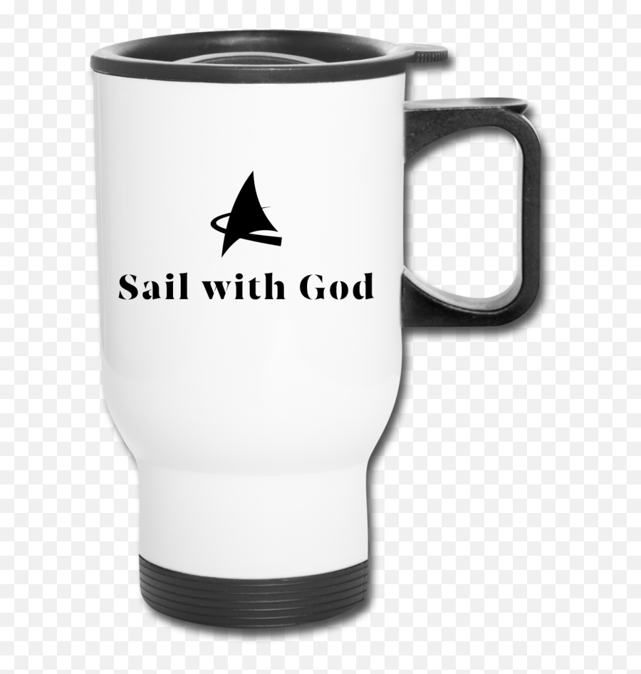 Sail With God Travel Mug - Mug Emoji,Hot Purser Emojis