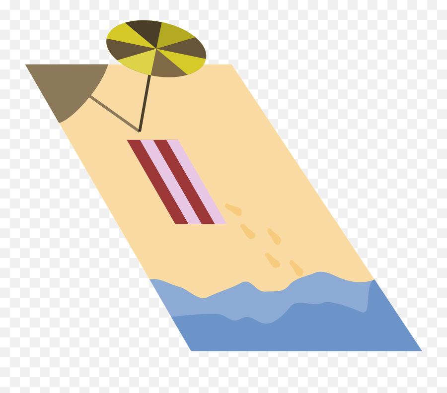 Beach Clipart - Toalla Png Dibujo Emoji,Emoji Beach Towel