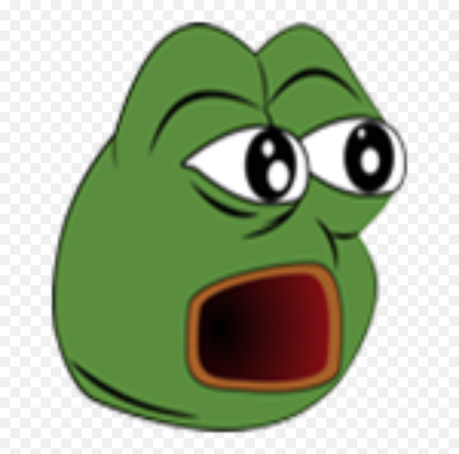 Pepega Twitch Emote - Fictional Character Emoji,Feels Pepe Man Emoji